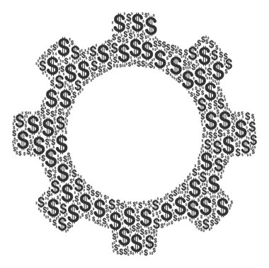 Doları dişli kolaj