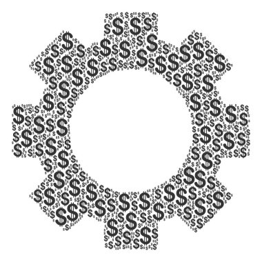 Doları dişli kolaj