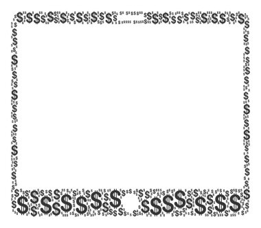 Mobil Tablet kolaj dolar