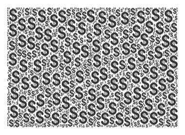 Doları bileşimi Rectange şekil