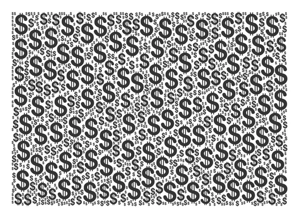 Doları bileşimi Rectange şekil