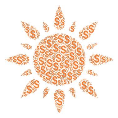 Güneş kompozisyon dolar