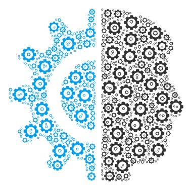 Android robot kompozisyon dişli