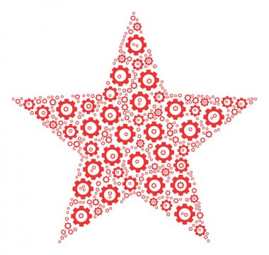 Cog havai fişek yıldız kolaj