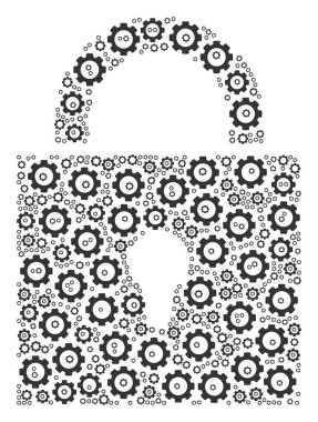 Kilit kompozisyon dişli