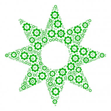 Dişli yeni yıldız kolaj