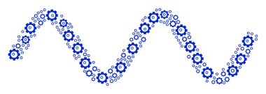 Sinusoid dalga kompozisyon dişli