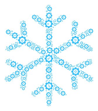 Kar tanesi kompozisyon dişli