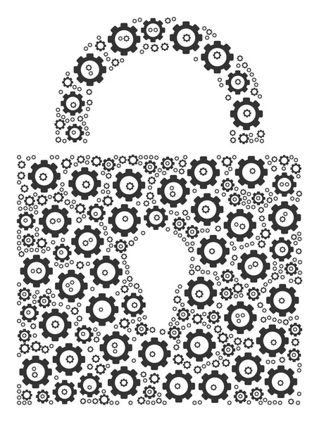 Kilit kompozisyon dişli