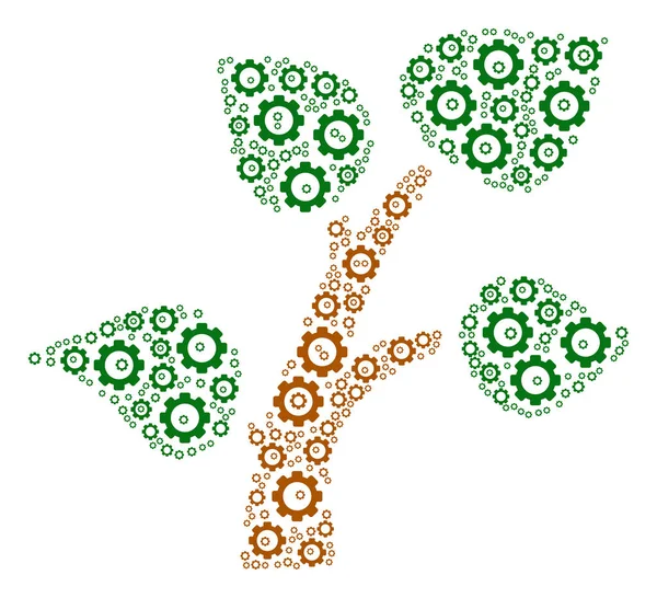 Cog Bitki Ağaç kolaj