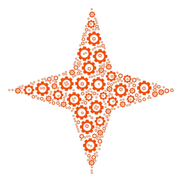 Uzay yıldız kolaj dişli