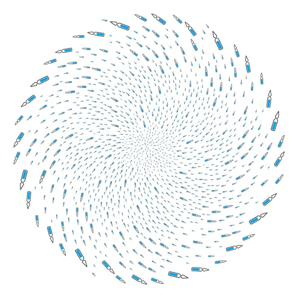 Ampułka Spiral Circle — Wektor stockowy