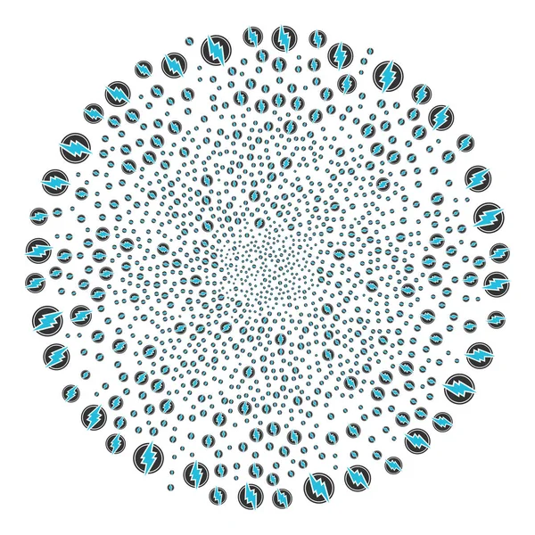 Rotation centrifuge Electroneum — Image vectorielle