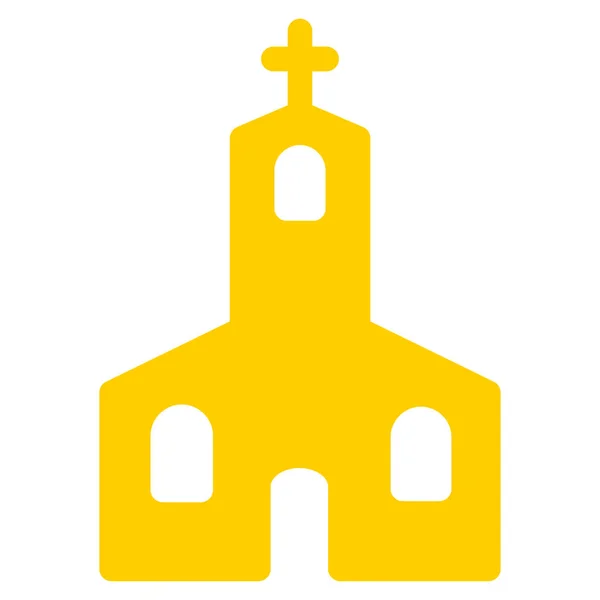 Christliche Kirche flache Vektorsymbole — Stockvektor