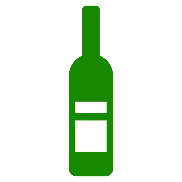 Ikona wektora płaskiego butelki wina — Wektor stockowy