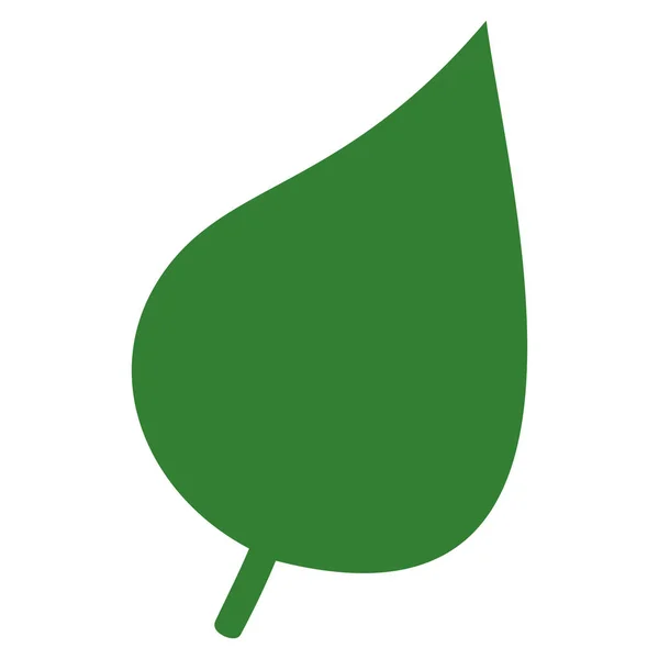 Pflanze Blatt flacher Vektor Symbol — Stockvektor