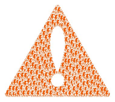 Hata üçgen işareti desen elektrik Strike simgeler