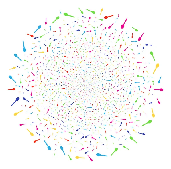 Cuillère Salut Globula — Image vectorielle