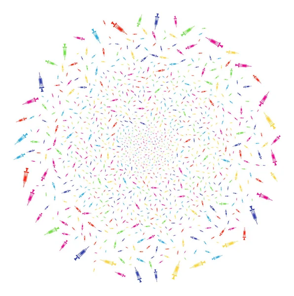 Festival de seringues Globula — Image vectorielle