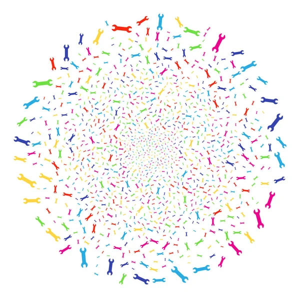 Clé Bang Round Cluster — Image vectorielle