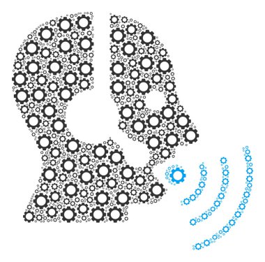 SMM bileşimi ses dalgaları konuşurken işleç