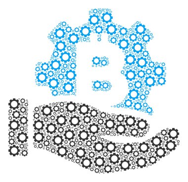 Bitcoin geliştirme hizmet el çarkları bileşimi