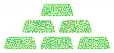 Hazine tuğla kolaj küçük daire