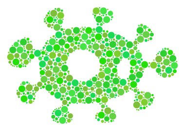 Bakteri mozaik nokta