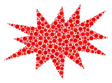 Doldurulmuş daireler Bang kolaj