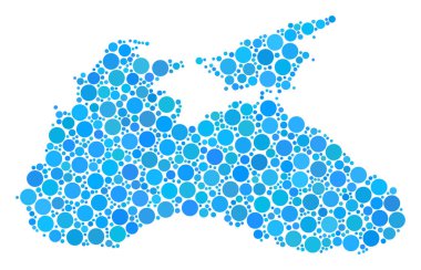 Karadeniz harita kompozisyon nokta