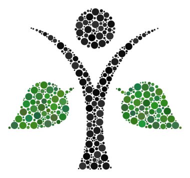 Ekoloji adam kompozisyon nokta