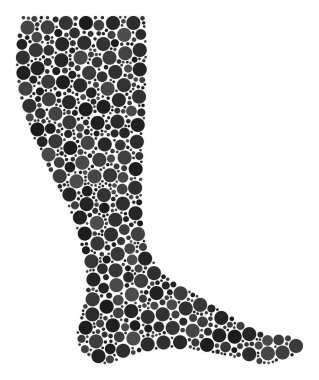 Bacak kompozisyon dolu daire