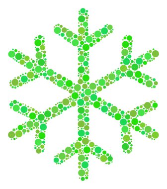 Kar tanesi kompozisyon çevrelerin