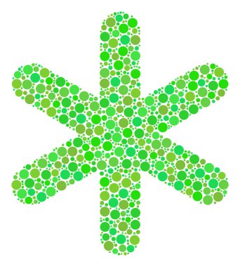 Kar tanesi kolaj çevrelerin