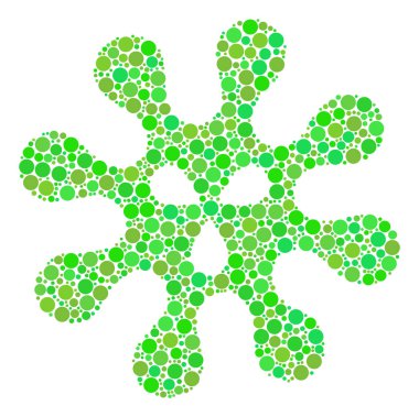 Virüs mozaik çevrelerin