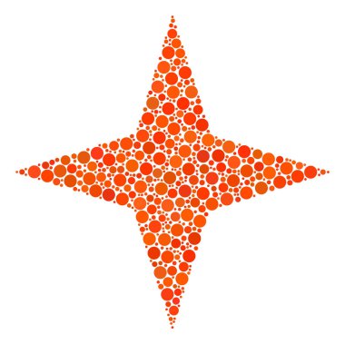 Uzay yıldız mozaik nokta