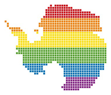 Spektrum piksel Lgbt Antarktika harita
