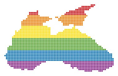Spektrum piksel Lgbt Karadeniz harita