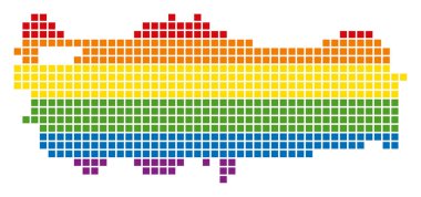 Spektrum piksel Lgbt Türkiye Haritası