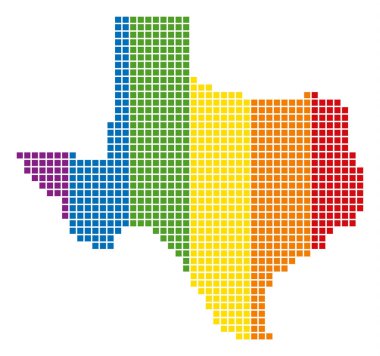 Spektrum Pixel Texas harita noktalı