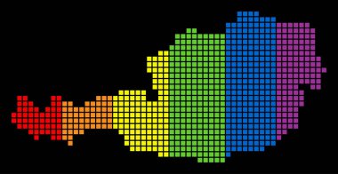 LGBT Avusturya harita noktalı spektrum