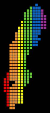 LGBT İsveç harita noktalı spektrum
