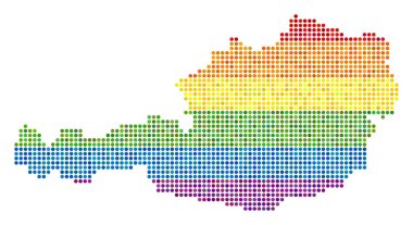 LGBT Avusturya harita noktalı spektrum