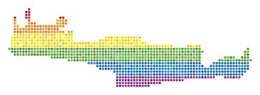 LGBT Girit Adası harita noktalı spektrum