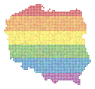 LGBT Polonya harita noktalı spektrum