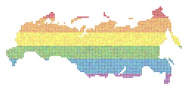 LGBT Rusya harita noktalı spektrum