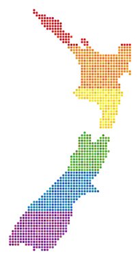 LGBT Yeni Zelanda harita noktalı spektrum