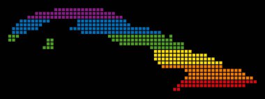 Spektrum piksel Lgbt Küba Haritası