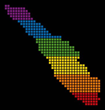 Spektrum piksel Lgbt Sumatra Adası Haritası