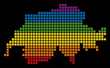 Spektrum piksel Lgbt Swissland harita